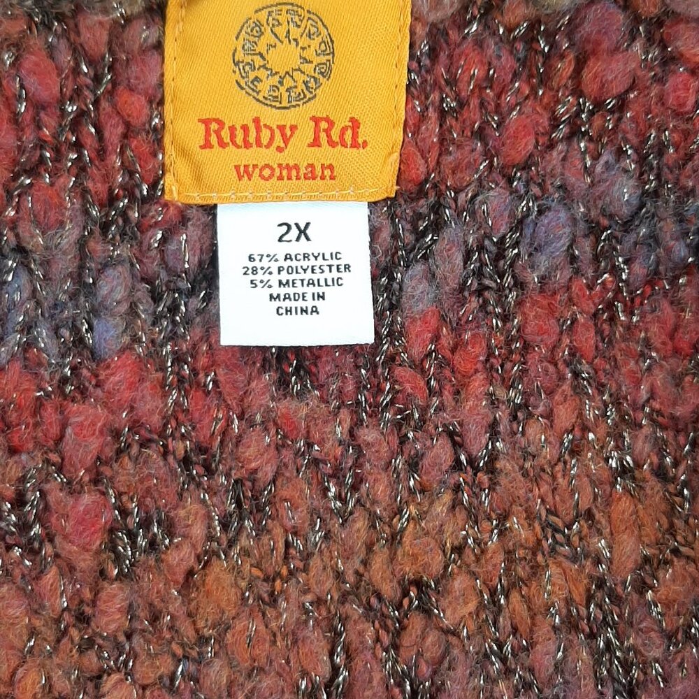 Ruby Rd Soft Colorway Sophisticated Sweater Size … - image 6